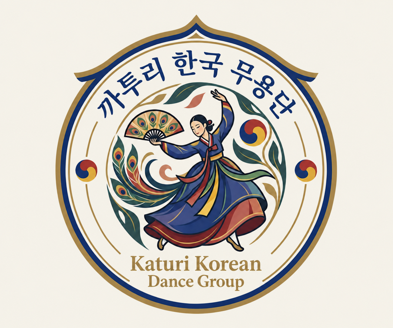 까투리 한국 무용단 로고